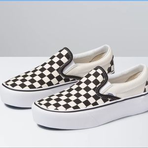 Vans Checkered Slip-On Platform